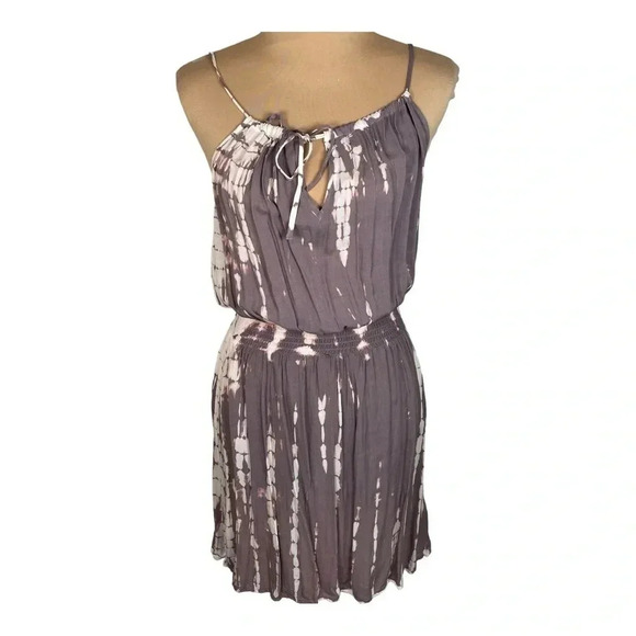 💜 PROMESA Trendy Tie Dye Romper Medium NWT - Picture 3 of 7